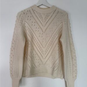 Sezane Cream Sweater